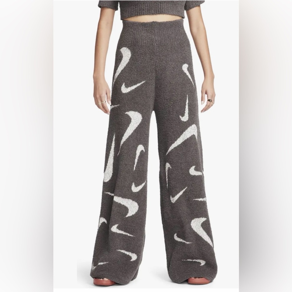 Nike Sportswear Phoenix Cozy Bouclé Wide Leg Pants Women’s Size S NWT - Picture 10 of 11
